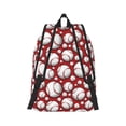 thumbnail image 3 of Balery Cute Baseball Vintage Canvas Backpack for Men and Women - Large Capacity, Durable Travel Laptop Bag for School, Work, Hiking, and Outdoor Activities, 3 of 7