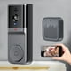 thumbnail image 1 of Timbre inteligente con video inalámbrico y remoto, timbre visual inteligente, visión nocturna HD para el hogar, seguridad wifi, despertador activo, timbre inteligente, 1 of 8