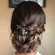 thumbnail image 4 of Horquilla para el pelo de boda, tiara nupcial de cristal dorado, horquilla de diamantes de imitación, horquilla para el pelo de novia, accesorios para el pelo de boda para dama de honor (plata), 4 of 5