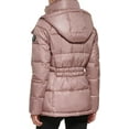 thumbnail image 4 of Kenneth Cole Women's Horizontal Zip Puffer, BARK, Small, 4 of 6