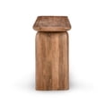 thumbnail image 3 of PEMBERLY ROW Wood Umber Curvilinear Design Console Table, Natural, 3 of 6