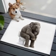 thumbnail image 3 of Bathroom Rugs 2x3 Ft, Funny Elephants Non Slip Area Rugs for Kitchen Bedroom Entryway, Cute Art Fun Lovely Animals on Toilets Washable Carpet Runner Rug Floor Mats for Bedroom Home Decor, 3 of 8