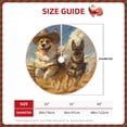 thumbnail image 2 of Sikiie Farm Corgi German Shepherd Nativity Christmas Tree Skirt, Jesus Christian Winter Holiday Tree Mat Decoration(30-48IN), 2 of 6