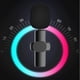thumbnail image 2 of Xihbxyly Micrófono de Solapa Inalámbrico, Recargable Por Usb-C, con Cancelación de Ruido, Batería de 10 Horas de Duración, Alcance de 30 Metros, Grabación de Video para Vlogs y Podcasting, para Dispo, 2 of 7