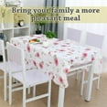 thumbnail image 3 of Unique Bargains Vinyl Rectangle Table Cover Floral Pattern Tablecloth 41" x 60", 3 of 8