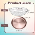 thumbnail image 2 of 3-Piece 11.8-inch Refrigerated Party Tray Set with Dividers, Includes Chilled Party Platters, Cooked Food Platters, Cold Dishes, and Dipping Sauces; Suitable for Fruits, Seafood, and Vegetables, 2 of 7