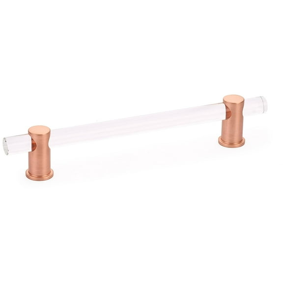 Schaub And Company 406-BRG Lumiere 8" Euro Modern Solid Brass And Acrylic Bar Luxury