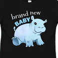 thumbnail image 4 of Inktastic Brand New Baby cute baby hippo Boys or Girls Toddler T-Shirt, 4 of 5