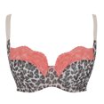 thumbnail image 3 of Panache Nina Balcony Underwire Bra (10941),34J,Leopard/Coral, 3 of 5