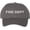 Chacoal/White, variant on Fire Department Text Embroidered Baseball Cap | Fire Fighters Rescue Professionals Uniform | Structured Hat (Grey/Black)