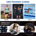 thumbnail image 5 of EMS Muscle Stimulator Abdominal Trainer Abs Toner Arm Belly Leg Exercise Workout Lose Weight Fat Burn Home Gym Fitness Equipment (blue), 5 of 7