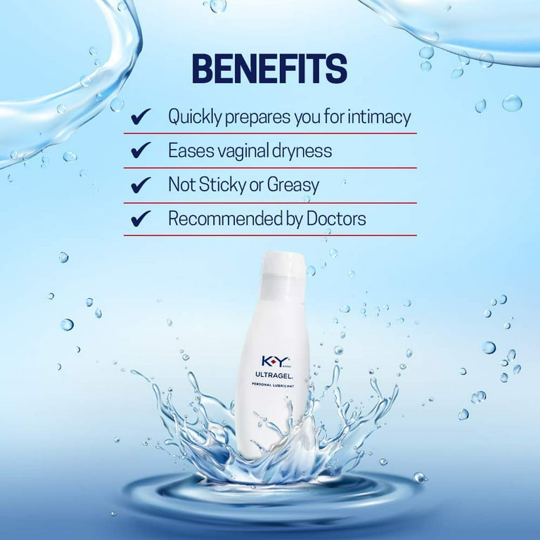 K-Y UltraGel Personal Water Based Lubricant, 4.5 Oz, Pack of 2 - Walmart.com