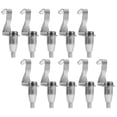 thumbnail image 2 of Luzkey 10 X Wire Rope Hangers, Picture Rail Hanging Hooks, Hardware Art Gallery Display Hooks for Basket Mirror, 1.2mm-2mm Wire Rope, 2 of 8