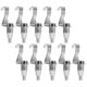 thumbnail image 2 of 10 Uds perchas de cuerda de alambre ganchos de exhibición ajustables de aleación de Zinc ganchos colgantes de riel de imagen para vallas publicitarias, 2 of 9