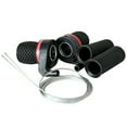 thumbnail image 6 of Bike Gear Grip Levers | Bicycle Speed Control Handlebar Shifter Set | Ergonomic Rubber Grips | Comfortable Non-Slip Design | Red | 1 Pair Shifter + 1 Pair Grip | 2.2cm Diameter, 6 of 9