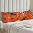 thumbnail image 4 of Funda de almohada de Halloween, funda de almohada larga de cuerpo entero, almohada de compañero de juegos para niños, cojín de sofá, muebles para el hogar, decoraciones de cama de 20" x 54", 4 of 5