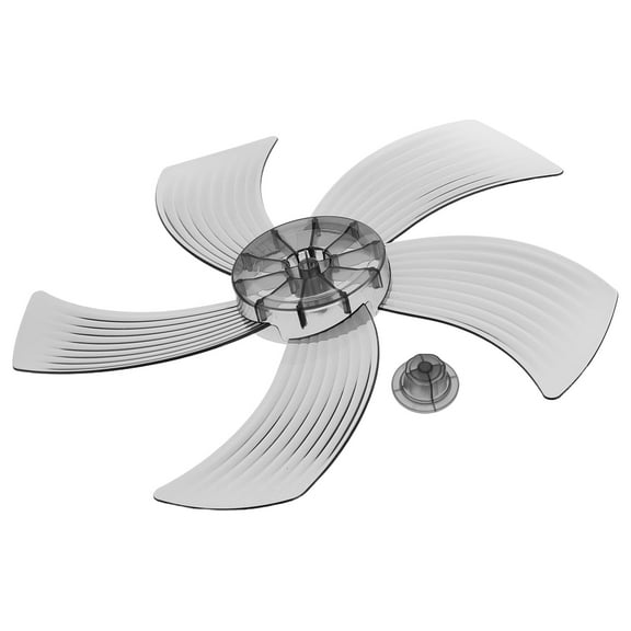 Masteelf Universal Pedestal Fan Blades 14-Inch Plastic Fan Blade Replacement 5-Leaves Fan Replacement Part for Table Fans Standing Fans and Wall Fans
