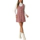 thumbnail image 1 of Vestido de tirantes para mujer edición INSPIRE CHIC, escote redondo, overol de pana, vestido casual, color rosa, 1 of 6