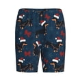 thumbnail image 4 of Wukai Christmas Dachshund Men’s Short Pajama Pants With Pockets Soft Sleep Pj Shorts for Men-X-Large, 4 of 6
