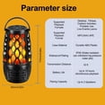 thumbnail image 2 of Altavoces exteriores Ulinkbee Colorful LED Flame Bluetooth 5.3, 2 of 9