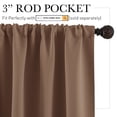 thumbnail image 2 of Cortinas de ventana RYB HOME Blackout 42 x 36 cm, color moca (2 paneles), 2 of 9