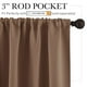 thumbnail image 2 of Cortinas de ventana RYB HOME Blackout 42 x 36 cm, color moca (2 paneles), 2 of 9