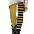thumbnail image 2 of QSAWXQZ Girls' Halloween Leggings Elastic Waist Striped Stretch Soft Casual Pants Workout Bottoms 5 Years, 2 of 6