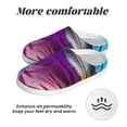 thumbnail image 6 of Fotbe Lizard With Sunglasses Colorful Pattern Women's Fuzzy Curly Fur Memory Foam Loafer Slippers Indoor Outdoor Slippers Winter Home Shoes-39/40, 6 of 7