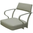 thumbnail image 3 of Carolina Swivel Counter 26" Metal WB Stool - Ocean Beige Vinyl - Beige, 3 of 6