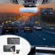 thumbnail image 1 of Pisexur Accesorios para coches, Electrónica para cochesCámara de salpicadero para coche, visión nocturna, cámara frontal y trasera, pantalla de 4 pulgadas, 1080P FHD DVR, cámara para coche con monito, 1 of 3