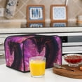 thumbnail image 5 of KLL Neon Futuristic Dragon Print 4 Slice Toaster Dust Covers Kitchen Small Appliance Cover with 2 Pockets,Can hold Jam Spreader Knife & Toaster Tongs (12.4 x 10.6 x 8.2), 5 of 6