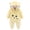 Yellow, variant on Baby Snowsuit Winter Coat Warm Hooded Jumpsuit for Baby Boy Girl
