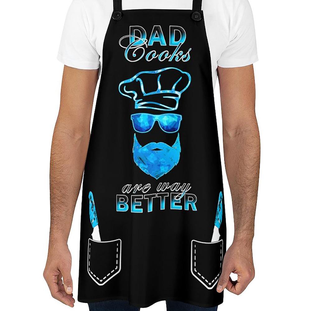 Fathers Day Apron BBQ Aprons for Men Chef Apron Funny Dad Apron Kitchen