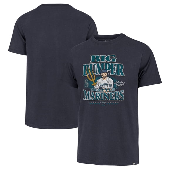 Men's-'47 Cal Raleigh Navy Seattle Mariners Big & Tall Graphic T-Shirt