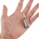 thumbnail image 3 of Metal Chain Necklace Style Mini Mouth Organ Silver Tone, 3 of 4