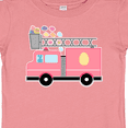 thumbnail image 4 of Inktastic Easter Fire Truck Egg Hunt Bunny Boys or Girls Baby T-Shirt, 4 of 5
