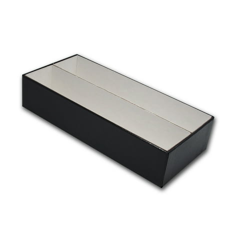 - 2 X 2 Double Row - 4 1/2x2x10 - Black Coin Storage Box