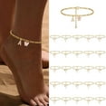 26 Initial Anklet 26 Diamond Alphabet Anklet With Butterfly A To Z 26