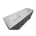thumbnail image 4 of Lakeshore 72" Double Bathroom Vanity with Marine Gray Cabinet and Engineered White Top, 4 of 6