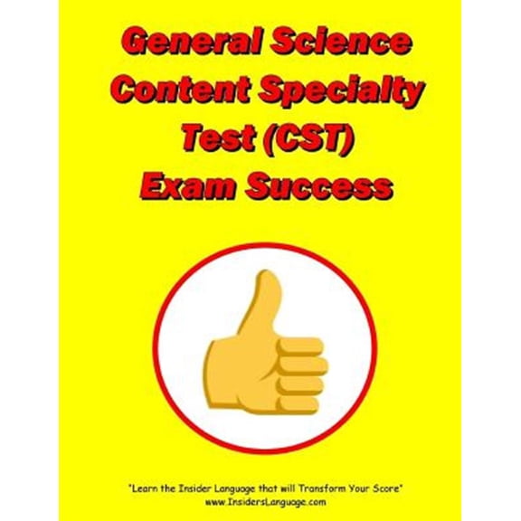 Pre-Owned General Science Content Specialty Test (CST) Exam Success (Paperback) by Sir Lewis Morris