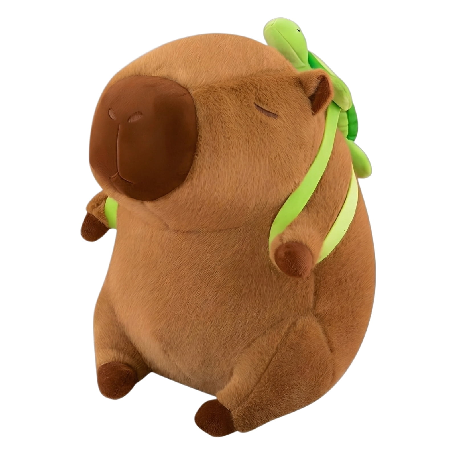 Capybara Plush Toy, 17.6Inch Cuddly Soft Huggable Stuffed Animals Plush Pillows, Gifts for Teens Women & Fans