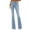 Light Blue, variant on EHQJNJ Straight Leg Jeans for Women Petite Flared Jeans for Women Women's High Waist Slit Slightly Flared Jeans To Look Thinner and Taller