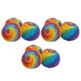 thumbnail image 3 of YWIYIUD 9PCS 5.08inch Portable and Durable Interactive Toys for Party Sports Activities Coordination Training and Stress Reliefing Reusable Colorful KnittedBalls for Teens and Beginners, 3 of 8
