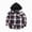 L101-Coffee, variant on CAUYDY Toddler Boys Hooded Flannel Shirt Jacket, Kids Buffalo Plaid Button Down Shacket for School Holiday Fall Clothes(L101-Blue,6-12 M)