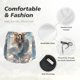 thumbnail image 4 of Balery Cool Cloud White Dragon Pantalones cortos deportivos para mujer con forro y dos bolsillos, elásticos, para entrenamiento, gimnasio, yoga-Medium, 4 of 7