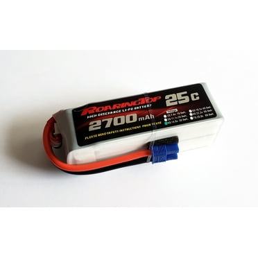 Roaring Top 25C 2700mAh 4S 14.8V LiPo Battery Pack with EC3 Plug
