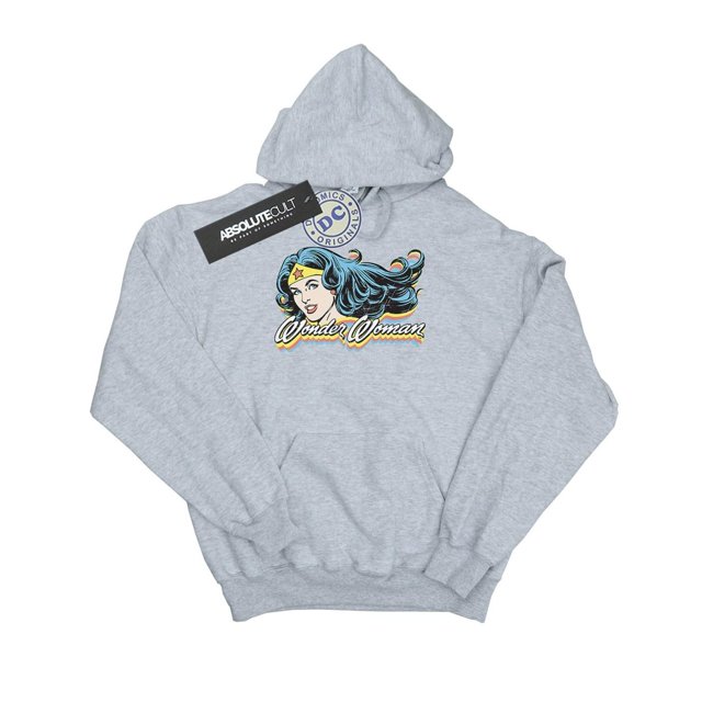 DC Comics Mens Wonder Woman Smile Hoodie