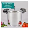 thumbnail image 6 of Polished Aluminum Pressure Cooker/Canner - 22 Quart - Silver - 5/10/15 PSI - Canning Pot with Racks for Vegetables, Meats & More, 6 of 9