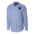 thumbnail image 2 of Men's Cutter & Buck Blue San Jose Earthquakes Big & Tall Stretch Oxford Long Sleeve Dress Shirt, 2 of 3