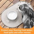 thumbnail image 7 of Dog Food Mat Anti-Slip Bowl Mats for Food and Water, High-Lips Waterproof Pet Placemat Prevent Messy Spills to Floor, Silicone Puppy Feeding Trays ，12" x 19", 7 of 7